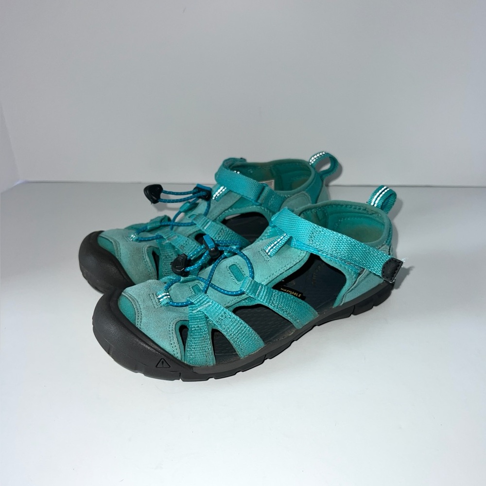 Keen‎ Sz 5 Newport h2 Whisper Sandal Teal Adjustable Outdoor Water Shoes Hiking